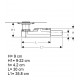 Geberit traps D50, 154.050.00.1 Geberit traps D50, 154.050.00.1