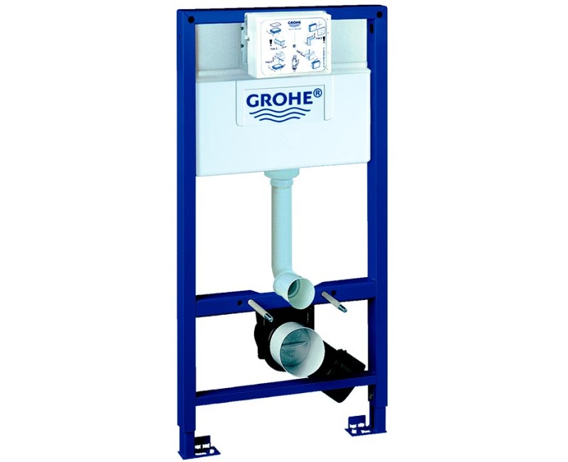 Комплект Grohe Bau Rimless + рама Rapid SL+кнопка (C)