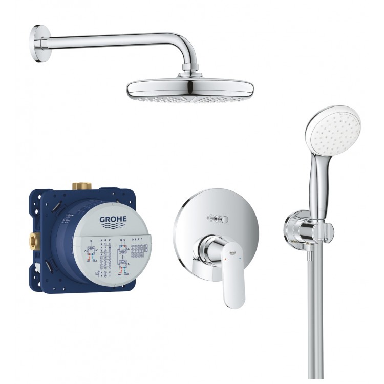 GROHE Eurosmart Cosmo Iebūvējamā dušas sistēma, 25219001 GROHE Eurosmart Cosmo Iebūvējamā dušas sistēma, 25219001