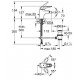 Grohe Eurostyle New Bidē jaucējkrāns, 33565 003 Grohe Eurostyle New Bidē jaucējkrāns, 33565 003
