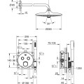 GROHE SmartControl Iebūvējamā dušas sistēma, 34744000