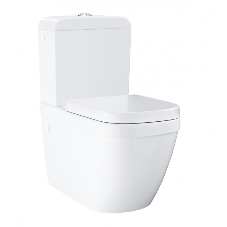 Grohe Euro Ceramic Rimless WC pods ar vāku, 3946200H Grohe Euro Ceramic Rimless WC pods ar vāku, 3946200H