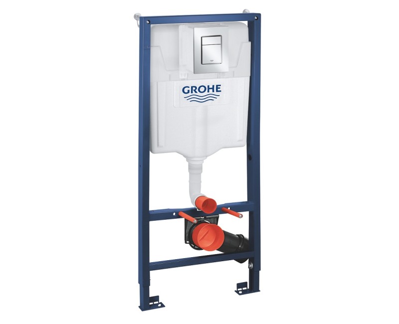 Grohe Rapid SL WC rāmis ar Skate Cosmo pogu, 39501000