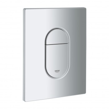 Кнопка для монтажной рамы Grohe Arena Cosmo duo, 156x197 мм, вертикальная, матовый хром