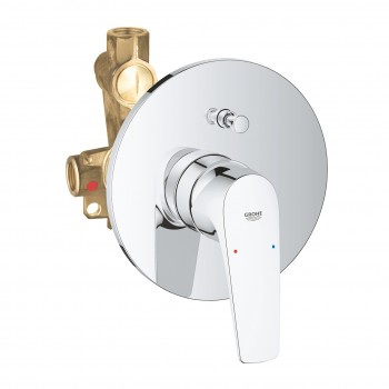 Смеситель для ванны/душа Grohe BauEdge встраиваемый, хром 29113000