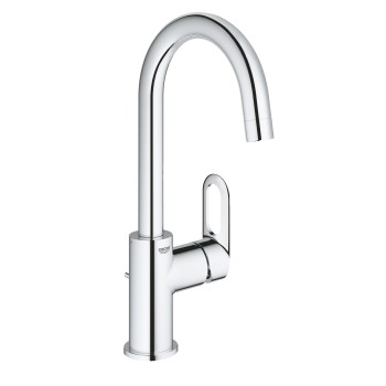 Grohe BauLoop смеситель для раковины с pop up клапаном, хром 23763000