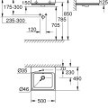 Grohe Cube Ceramic Умывальник 50x49см, 3947400H
