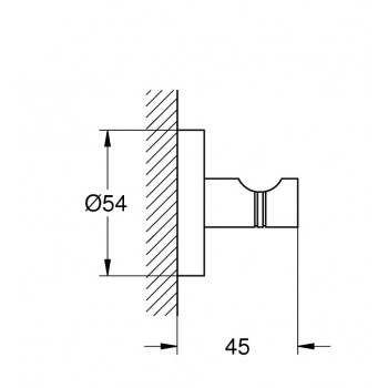 Grohe Essentials Āķis, hroms 40364001