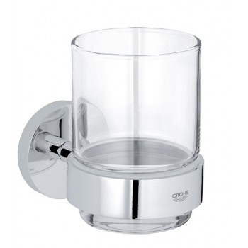 Стакан Grohe с держателем Essentials New, хром