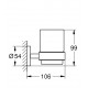 Grohe Essentials Стакан, хром 40447001 Grohe Essentials Стакан, хром 40447001