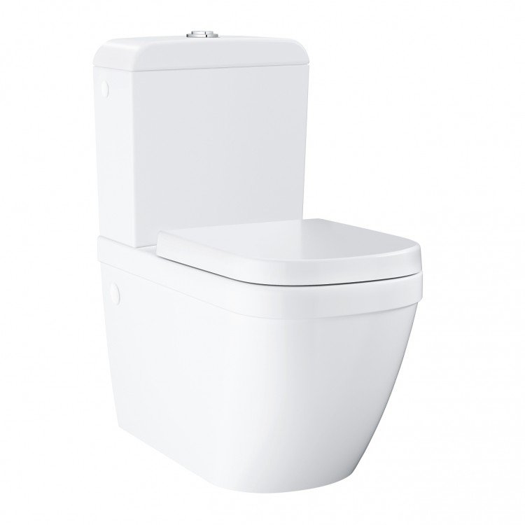Grohe Euro Ceramic Rimless WC pods ar vāku, 39462000
