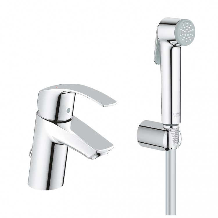 Grohe Eurosmart Izlietnes jaucējkrāns ar bidettu, 23124 002 Grohe Eurosmart Izlietnes jaucējkrāns ar bidettu, 23124 002
