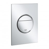 Кнопка для монтажной рамы Grohe Nova Cosmo duo, 130х172 мм, вертикальная, хром
