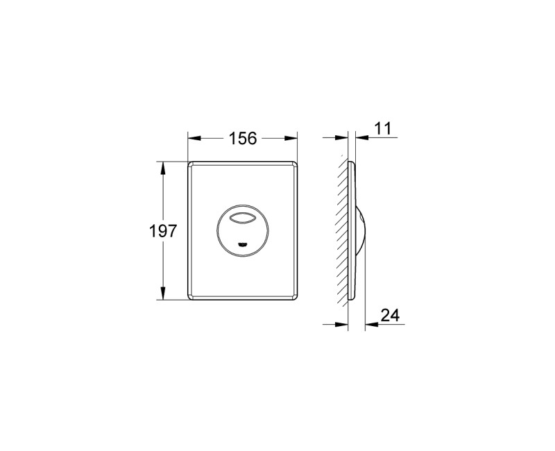 Grohe Skate Смывная клавиша,  для двойного смыва, 38862SD0