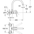GROHE CONCETTO Смеситель для мойки 32667001