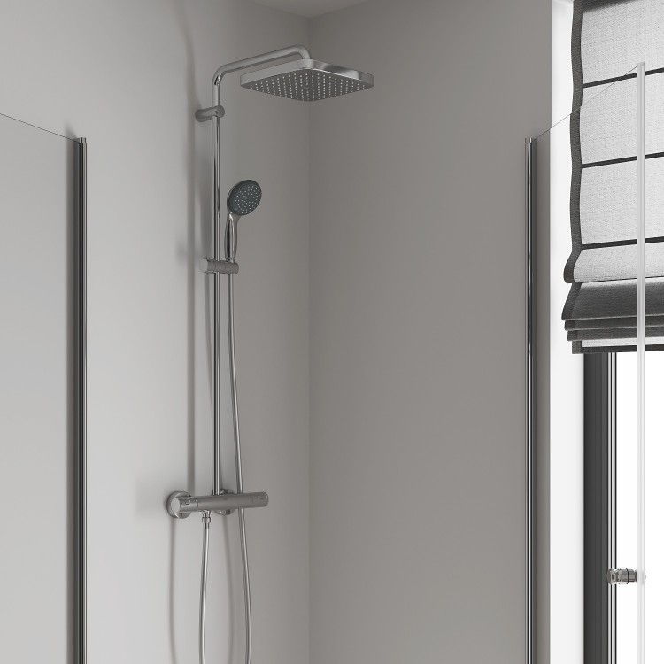 GROHE VITALIO START Dušas sistēma 250 Cube, 26696000 GROHE VITALIO START Dušas sistēma 250 Cube, 26696000