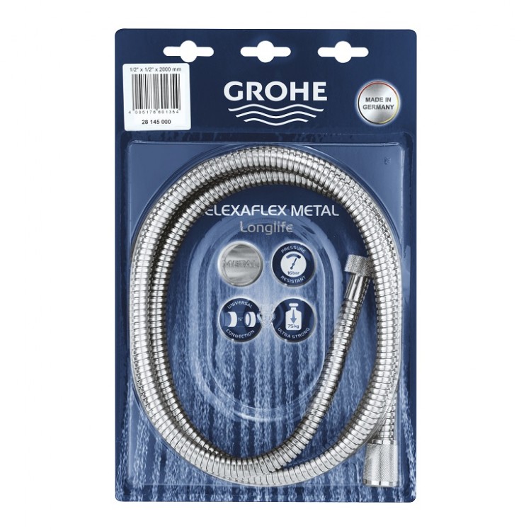 Grohe Rolaflex Longlife Dušas šļūtene 2.0m, 28145000 Grohe Rolaflex Longlife Dušas šļūtene 2.0m, 28145000