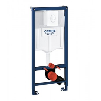 Grohe Rapid SL WC rāmis ar Skate Air pogu, 38722001