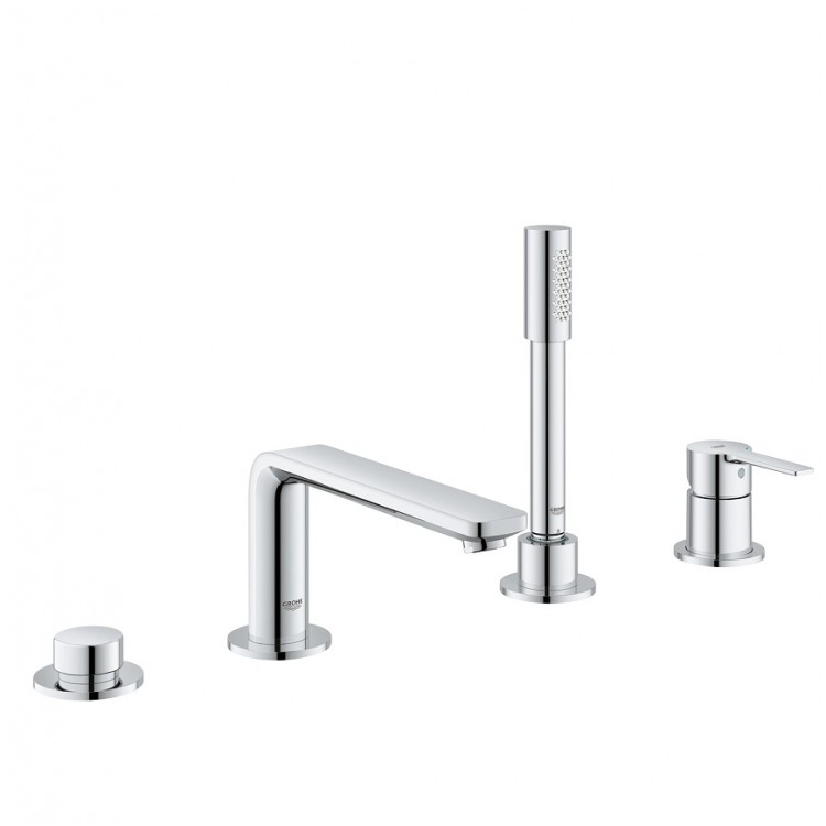 Grohe LINEARE 4-daļīgs vannas jaucējkrāns 19577001 Grohe LINEARE 4-daļīgs vannas jaucējkrāns 19577001