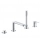 Grohe LINEARE 4-daļīgs vannas jaucējkrāns 19577001 Grohe LINEARE 4-daļīgs vannas jaucējkrāns 19577001