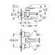 Grohe LINEARE Vannas/dušas jaucējkrāns, 33849DC1 Grohe LINEARE Vannas/dušas jaucējkrāns, 33849DC1