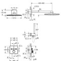 GROHE SmartControl Iebūvējamā dušas sistēma, 34706000