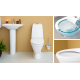 Gustavsberg Nautic 1510 CeramicPlus WC ar soft Close vāku GB1115102R1331 Gustavsberg Nautic 1510 CeramicPlus WC ar soft Close vāku GB1115102R1331