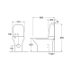 Gustavsberg Estetic 8300 WC ar soft Close vāku GB1183002R1231G Gustavsberg Estetic 8300 WC ar soft Close vāku GB1183002R1231G