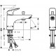 Hansgrohe Logis Monotrou jaucējkrāns uz vannas malas, 71312000 Hansgrohe Logis Monotrou jaucējkrāns uz vannas malas, 71312000