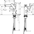 Hansgrohe Talis E Смеситель для умывальника 150, 71754000