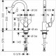 Hansgrohe Logis 260 Virtuves jaucējkrāns 71835000 Hansgrohe Logis 260 Virtuves jaucējkrāns 71835000