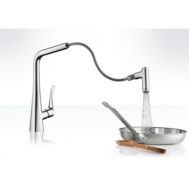 Hansgrohe Metris Virtuves jaucējkrāns 320, 14820800 Hansgrohe Metris Virtuves jaucējkrāns 320, 14820800
