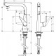 Hansgrohe Talis Select S Virtuves jaucējkrāns 300, 72820000 Hansgrohe Talis Select S Virtuves jaucējkrāns 300, 72820000