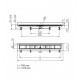 HACO Душевой канал PLZS 750 MM, 750mm HACO Душевой канал PLZS 750 MM, 750mm