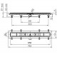 HACO Душевой канал PLZ 650 SM, 650mm HACO Душевой канал PLZ 650 SM, 650mm