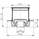 HACO PVS 122x122 DN50 N Traps, vertikāls