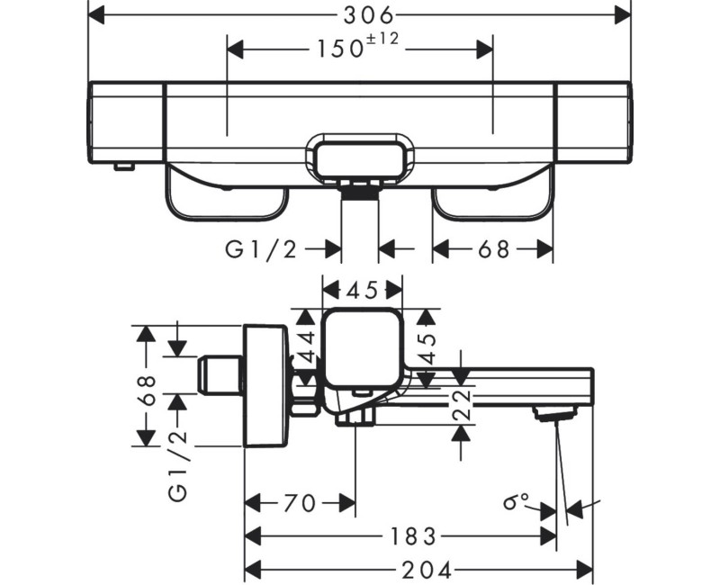 Hansgrohe Ecostat E Термостат для ванны и душа, 15774000