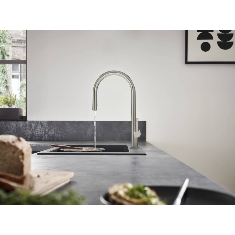 Hansgrohe Talis M54 Virtuves jaucējkrāns ar sBox, 72801000 Hansgrohe Talis M54 Virtuves jaucējkrāns ar sBox, 72801000