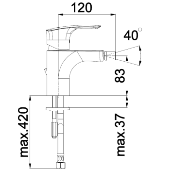 HERZ-ELITE Bidē UH00588