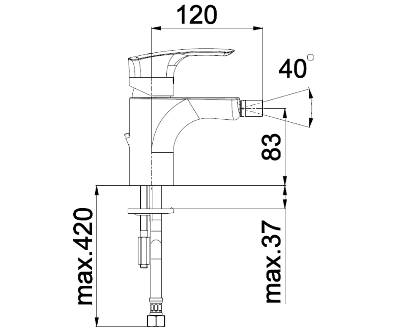 HERZ-ELITE Bidē UH00588