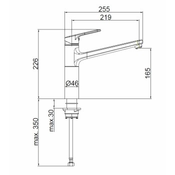 HERZ-INFINITY Смеситель для кухни, хром UH00170