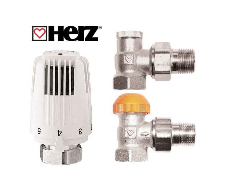 Herz Termostata komplekts 1/2, leņķa V772401