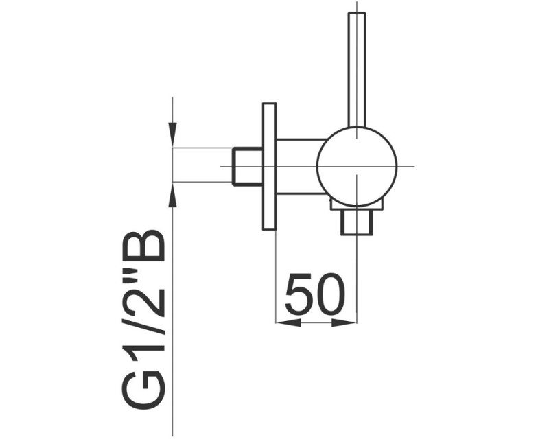 HERZ-FRESH Dušas  jaucējkrāns, hroms UH00434