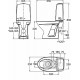 IFO Inspira Rimfree WC bez vāka, 626200001