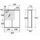 IFO Option spoguļskapis 60 LED High, balts 47187 IFO Option spoguļskapis 60 LED High, balts 47187