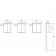 IFO Option spoguļskapis Bas 55 LED, balts 47455 IFO Option spoguļskapis Bas 55 LED, balts 47455