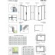 Radaway Dušas stūris taisnstūra Idea KDJ 120x90cm, 120R/90L Radaway Dušas stūris taisnstūra Idea KDJ 120x90cm, 120R/90L