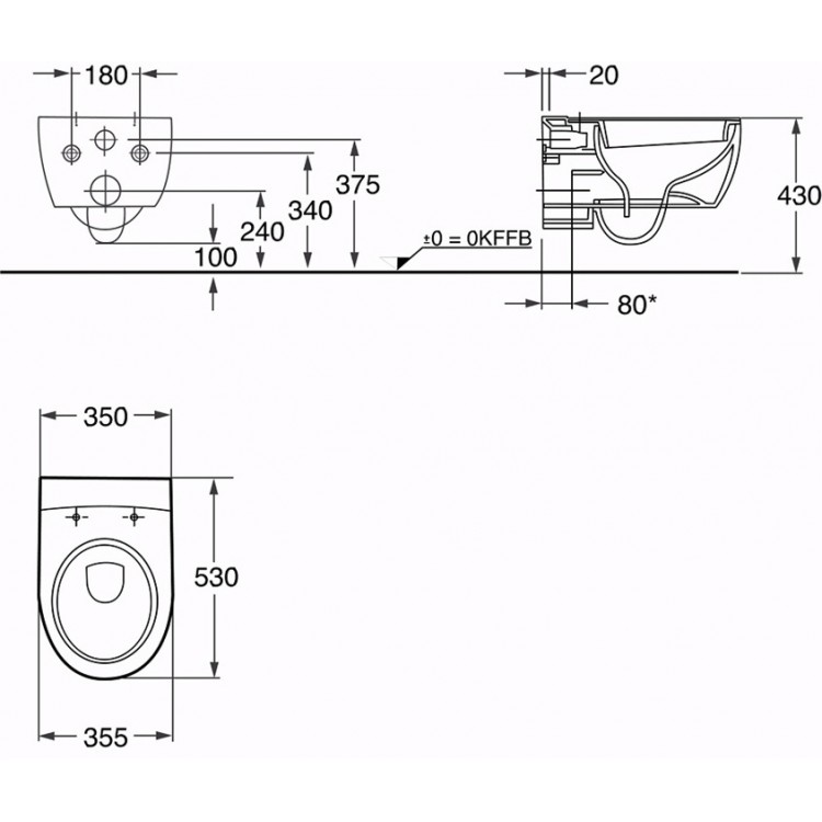 Geberit iCON Rimfree Piekaramais WC pods ar Soft Close vāku Geberit iCON Rimfree Piekaramais WC pods ar Soft Close vāku