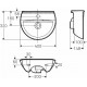 IFO Inspira Izlietne 40x32cm, balta 15142 IFO Inspira Izlietne 40x32cm, balta 15142