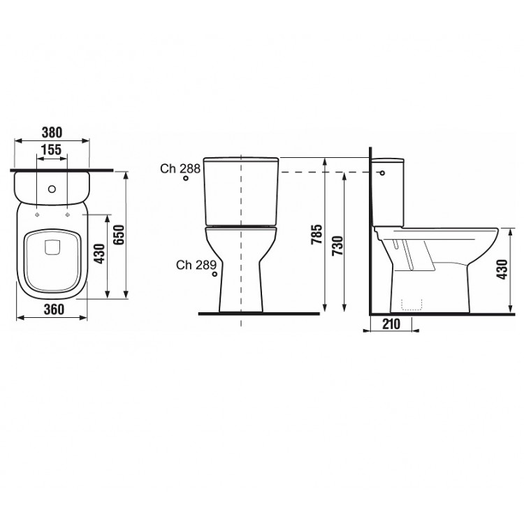 JIKA Deep WC pods, H8266170002811 JIKA Deep WC pods, H8266170002811